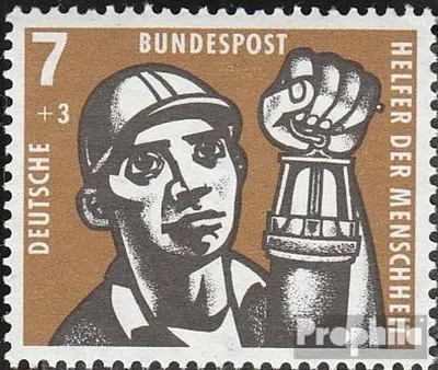 Produktbild von Briefmarken BRD (BR.Deutschland) 1957 Mi 270 gestempelt Kohlebergbau