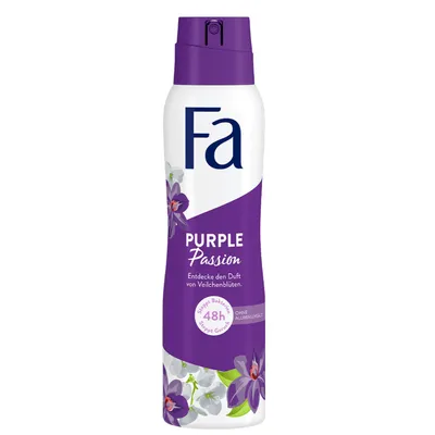 Productafbeelding van Fa Deodorant Purple Passion, verleidelijke geur, 48 uur bescherming, 150 ml