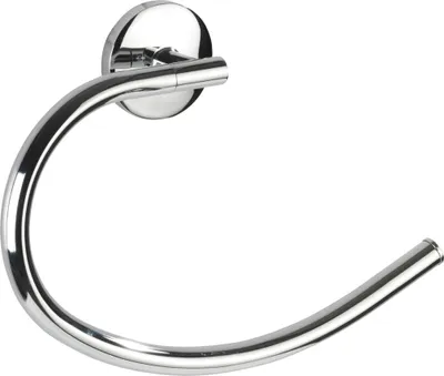 Produktbild von WENKO Handtuch Ring Halter Badetuch Stange Küche CUBA Bad Accessoires Gäste WC