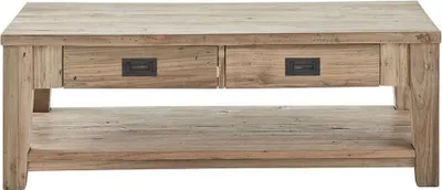 Produktbild von Couchtisch recycelt Teakholz massiv 120 cm modern