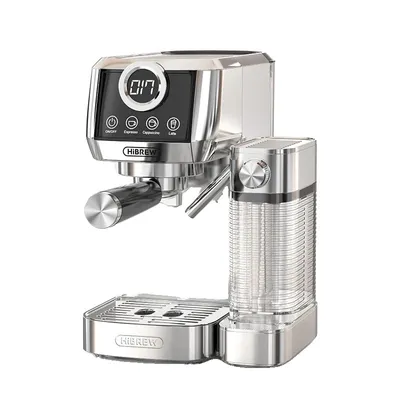 Obrázok produktu pre Espresso kávovar, funkcia 3 v 1, dizajn z nehrdzavejúcej ocele, H13AEU