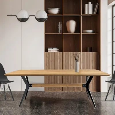 Produktbild von ESSTISCH DAVOS 200x100cm - 10 Personen / Massive Eiche