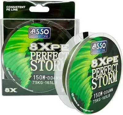 Produktbild von Asso 8x Perfect Storm 150 M Geflochtene Schnur Durchsichtig 0.240 mm Durchsichtig 0.240 mm
