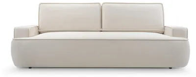 Produktbild von Sofa SOLO mit Schlaffunktion, Schlafsofa, Wohnzimmersofa, Couch, Soffa, Bettsofa, Bucle-Stoff – Beige GERRA 10