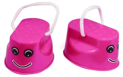 Obrázek produktu pro KIK KX7532 Dětské chůdy plast 10 x 5,5 x 6cm 2 ks růžové