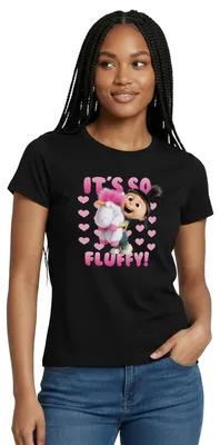 Produktbild von Spreadshirt Minions Agnes Mit Einhorn Despicable Me Frauen T-Shirt, M, Schwarz