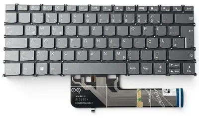 Produktbild von Tastatur für Lenovo Yoga 7-14 7-14ITL5 7-14ARE05 7-14IIL05 backlit deutsch