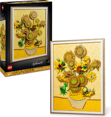 Obrázek produktu pro LEGO ART Vincent van Gogh – Slunečnice, Sada na stavění, 18 rok/roky, Plast, 2615 kusů, 3,69 kg