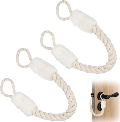 Image de Barrière de sécurité pour bébé, corde en coton, 60 cm, lot de 2, pour plus de sécurité