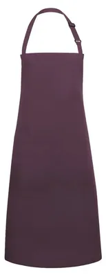 Immagine prodotto di Karlowsky - Grembiule con pettorina "Basic" FK1881 (taglia unica) (melanzana)