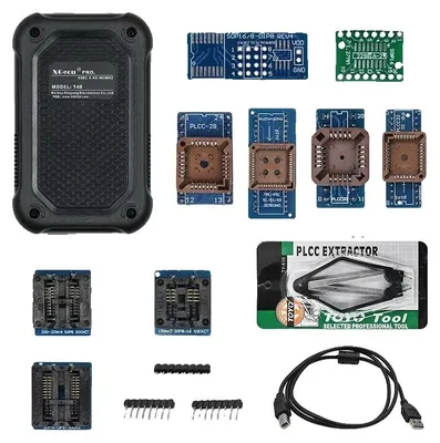 Produktbild von Programmierer, unterstützt über 34000 ICs, fortgeschrittene Programmierfähigkeiten, T48 10 Adapter
