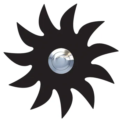 Produktbild von Türklingel Sonne in Schwarz