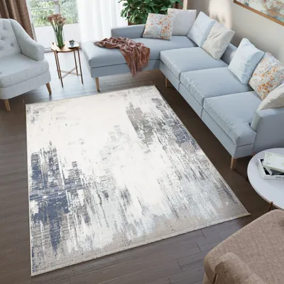 Obrázok produktu pre Tapiso koberec RIVIOLI Moderný dizajn Béžová Sivá Krémová Obývacia izba 120 x 170 cm