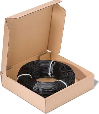 Zdjęcie produktu dla Filament Refill Easy PET-G 1,75 mm 0,85kg Black FIBERLOGY