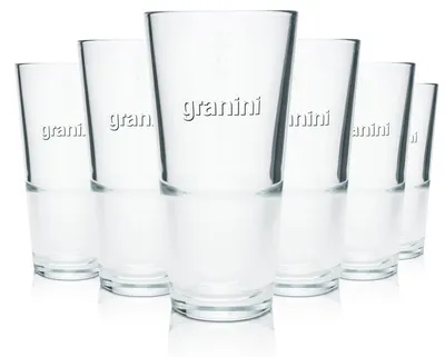 Produktbild von 6x Granini Trinkglas 0,3l Willibecher Longdrinkglas Saftgläser Wassergläser