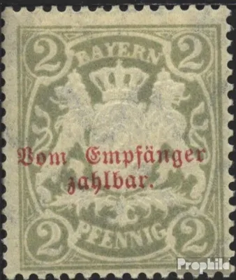 Produktbild von Briefmarken Bayern 1903 Mi P13y (kompl.Ausg.) gestempelt Staatswappen