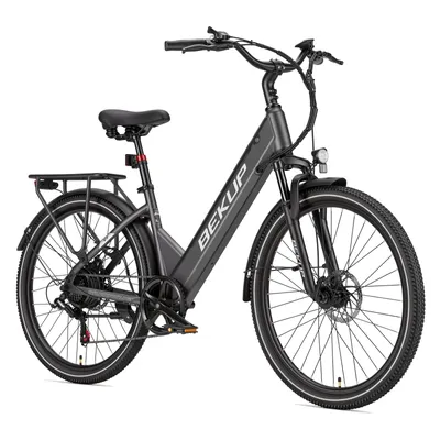 Produktbild von 2026 26 Zoll E Bike City E-Bike E-Hollandrad 36V 14.5Ah Akku bis zu 120km SHIMANO 7-Gang 250W Motor&25km/h 522 Wh Federgabel 45Nm Cityrad Ebike