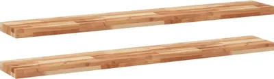 Produktbild von vidaXL Schweberegale 2 Stk. 160x20x4 cm Massivholz Akazie Ölbehandelt