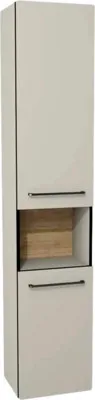 Produktbild von Devo Hängehochschrank mit 2 Türen Sonus 2.0 rechts BxHxT 38 x 186 x 30 cm dakar suedette matt/Eiche