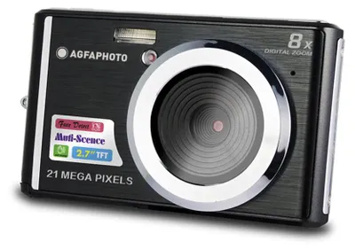 Produktbild von AgfaPhoto Compact DC5500, 24 MP, 5616 x 3744 Pixel, CMOS, HD, Schwarz