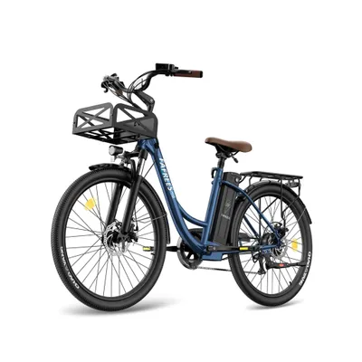Produktbild von Elektrisches Fahrrad FAFREES F26 Lasting - Motor 250W Akku 36V25Ah 26x1.95 Zoll Reifen Mechanische Scheibenbremsen - Blau