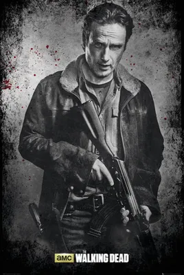 Produktbild von Walking Dead - Poster - Rick Black and White