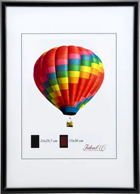 Produktbild von NLS Kunststoff Bilderrahmen Wanddeko Collage Poster Fotorahmen Bildträger Lifestyle - Farbe: Schwarz | Format: 21x29,7 (DIN A4)