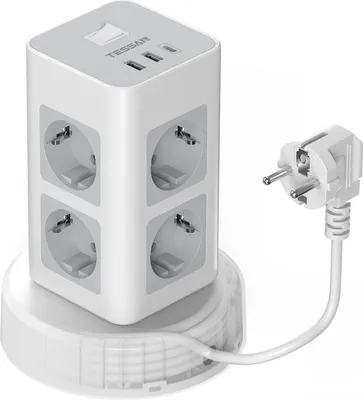Image de Tessan Tps03Rx-De-C Bloc d'alimentation (blanc)