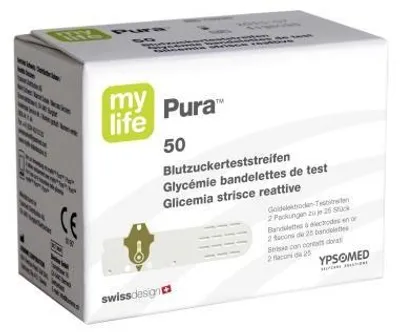 Obrázek produktu pro Mylife Pura Testovací proužky na glykémii 50 ks