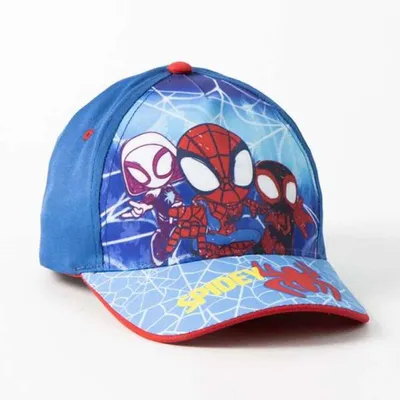 Produktbild von Kinder Kappe Spidey Motiv Blau 53 cm Kopfumfang