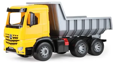 Produktbild von Lena GIGA TRUCKS Muldenkipper Arocs, Kipper-Modell, Dump truck, 3 Jahr(e), Grau, Gelb