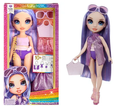 Image de Mga Rainbow High Swim Doll Violet