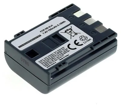 Produktbild von Akku für Canon LEGRIA HF R106 Li-Ion 7,4 Volt 700 mAh schwarz.