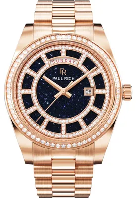 Image de Paul Rich PR-47459  Montre Crown Legacy en or rose et aventurine bleue