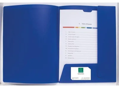 Obrázek produktu pro Exacompta 43502E Složka z polypropylenu (PP) modrá A4