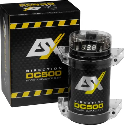 Zdjęcie produktu dla ESX DC500 0,5 Farad Power Cap / kondensator buforowy