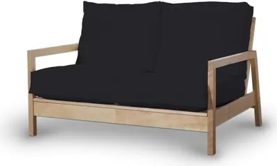 Produktbild von Dekoria Bezug für Lillberg 2-Sitzer Sofa, schwarz, Sofahusse, Lillberg 2-Sitzer