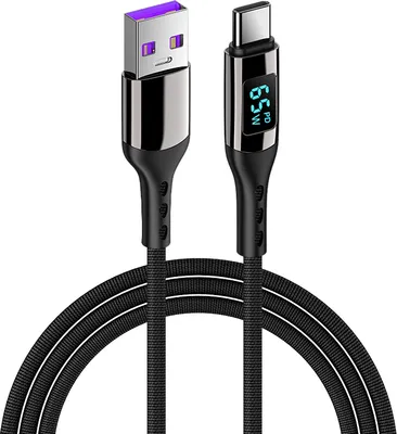Obrázok produktu pre INF USB-C PD rýchlonabíjací kábel 100 W čierna 2 m