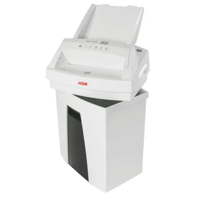 Produktbild von HSM Securio AF100, Partikelschnitt-Zerkleinerung, 22,5 cm, 4 x 25 mm, 25 l, 60 dB, 2700 mm/min
