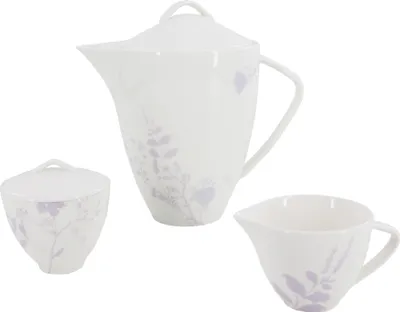 Produktbild von Silky 3-teiliges Set (1600ml Teekanne, 150ml Milchkännchen, 150ml Zuckerkännchen)
