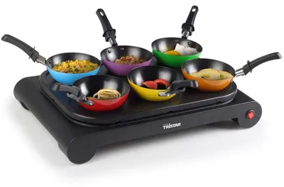 Immagine prodotto di Set wok Tristar 1000 W nero