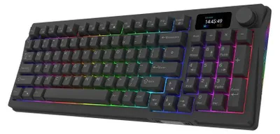 Produktbild von Mechanische Gaming-Tastatur Kabelgebunden Beleuchtet Schwarz 95 Tasten