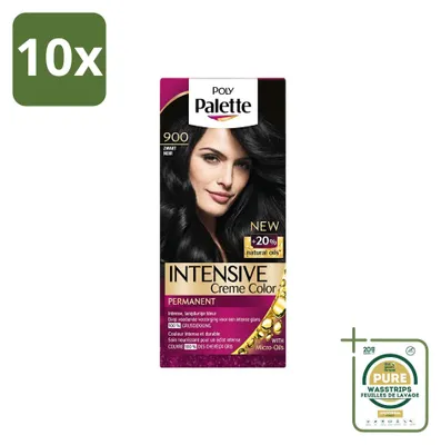 Imagen del producto de 10 tintes para el cabello Poly Palette, color 900 , 115 ml cada uno, pack de 10 unidades