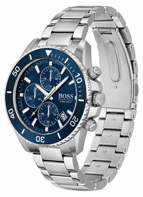 Produktbild von Herrenuhr Hugo Boss Admiral 1513907, Chronograph, Silberfarben