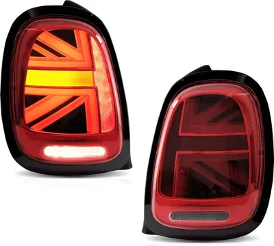 Obrázek produktu pro Zadní světla, sekvenční LED signál, vodotěsný design, červená s černou