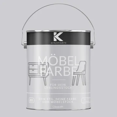 Produktbild von Kenzopaints 2,5Liter Möbelfarbe Möbellack Buntlack Farbraum - Claypath