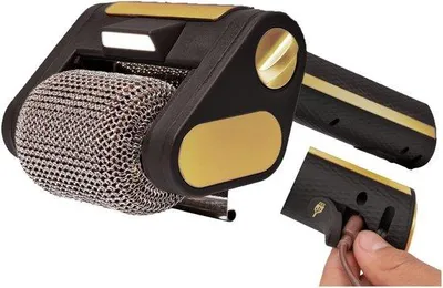 Image de Brosse électrique pour barbecue avec tête amovible, brosse sans fil et rechargeable avec une vitesse de 350 tours/minute, tambour en acier inoxydable, éclairage LED, lavable au lave-vaisselle, pour barbecues à gaz ou à charbon