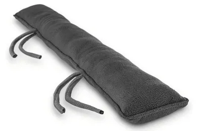 Produktbild von EASYmaxx Zugluftstopper Luftstopper für Türen & Fenster extra schwere Türbodendichtung Schutz vor Luftzug & Lärm Energiesparend Waschbar [90cm lang/Anthrazit]