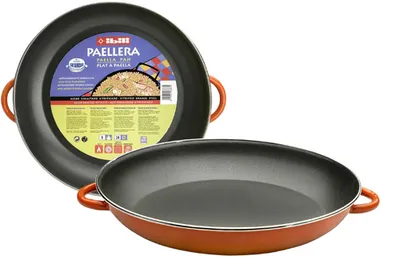 Zdjęcie produktu dla Patelnia do paelli 38 cm pomarańczowa