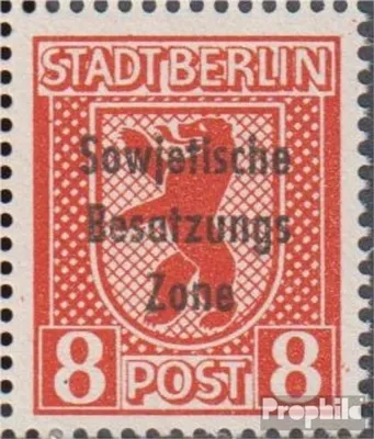 Produktbild von Briefmarken Sowjetische Zone (All.Bes.) 1948 Mi 202XI, Punkt im Rahmen gestempelt SBZ-Aufdruck